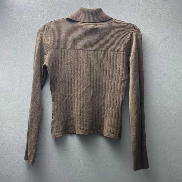 Dollhouse Olive Green Turtleneck Sweater - Picture 3 of 8